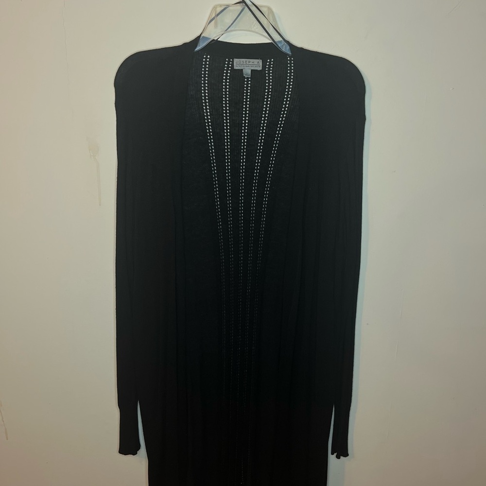 Joseph A Black Longline Cardigan